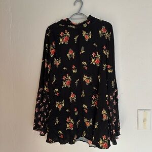 free people floral tunic